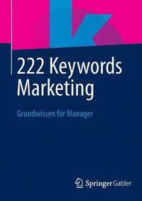 bokomslag 222 Keywords Marketing