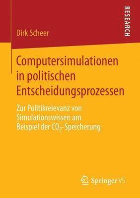 bokomslag Computersimulationen in politischen Entscheidungsprozessen