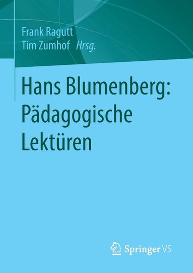 bokomslag Hans Blumenberg: Pdagogische Lektren