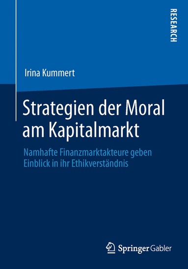 bokomslag Strategien der Moral am Kapitalmarkt