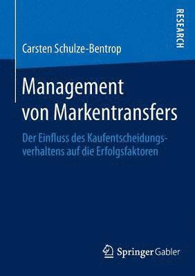 bokomslag Management von Markentransfers