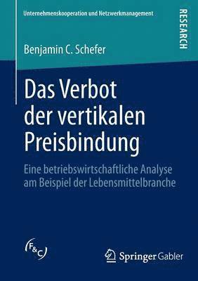 bokomslag Das Verbot der vertikalen Preisbindung