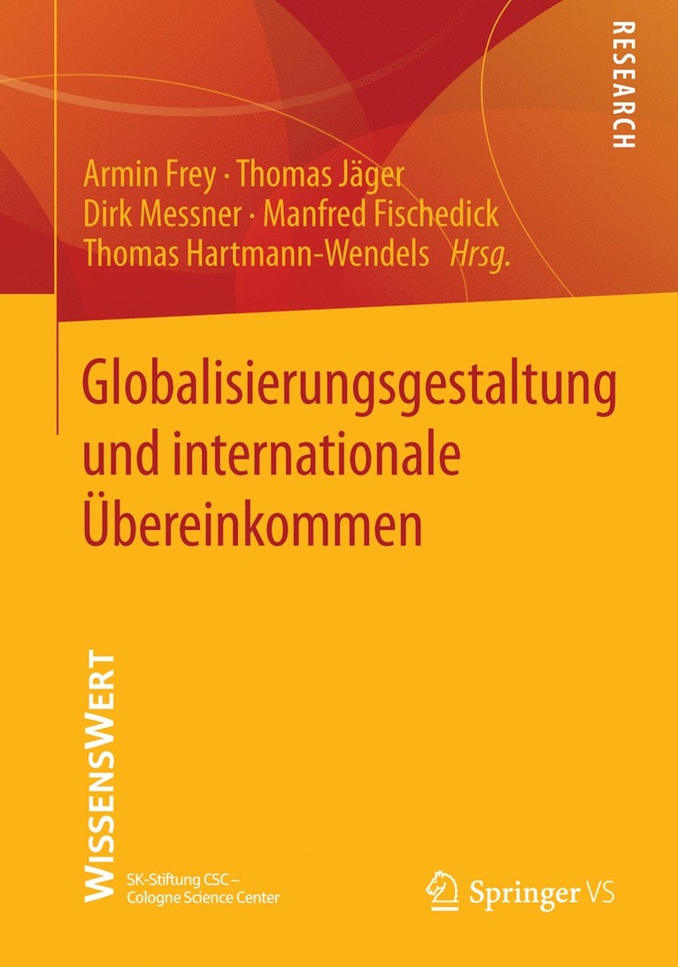 Globalisierungsgestaltung und internationale UEbereinkommen 1