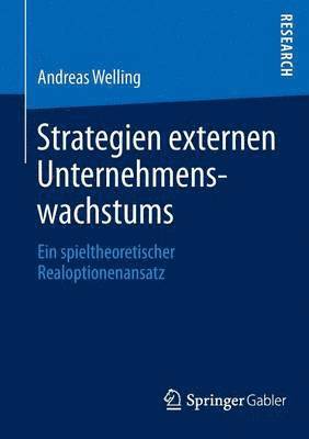 bokomslag Strategien externen Unternehmenswachstums