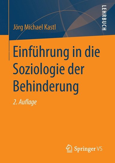 bokomslag Einfhrung in die Soziologie der Behinderung