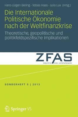 bokomslag Die Internationale Politische konomie nach der Weltfinanzkrise