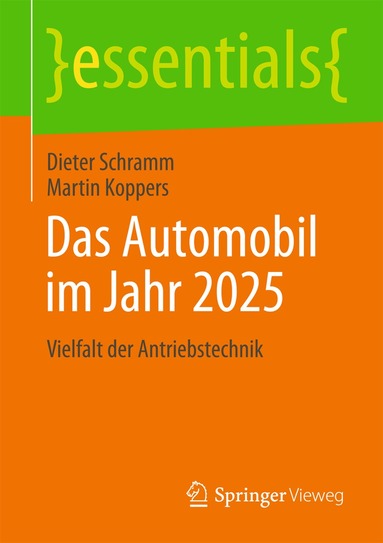 Dieter Schramm, Martin Koppers - Das Automobil im Jahr 2025, Häftad