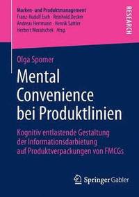 bokomslag Mental Convenience bei Produktlinien