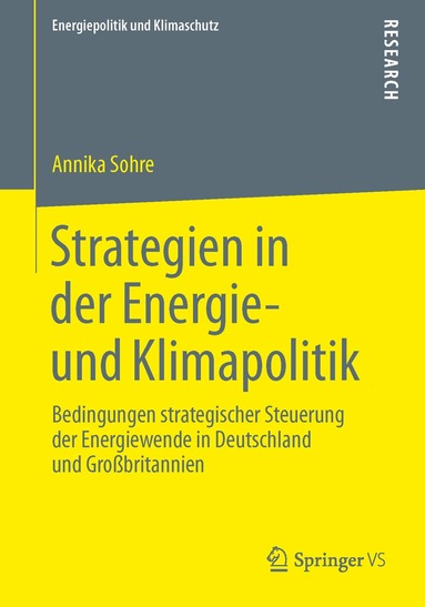 Annika Sohre - Strategien in der Energie- und Klimapolitik, Häftad