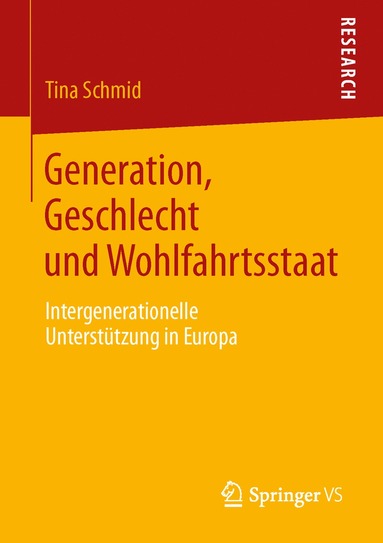 bokomslag Generation, Geschlecht und Wohlfahrtsstaat