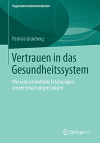 bokomslag Vertrauen in das Gesundheitssystem