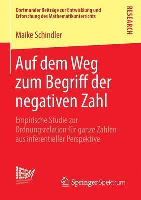 Maike Schindler - Auf dem Weg zum Begriff der negativen Zahl, Häftad