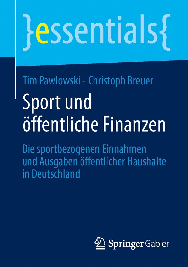 Tim Pawlowski, Christoph Breuer - Sport und öffentliche Finanzen, Häftad