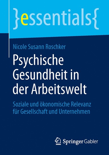 bokomslag Psychische Gesundheit in der Arbeitswelt