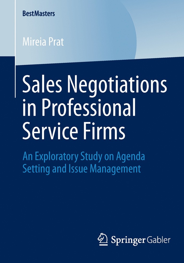 Mireia Prat - Sales Negotiations in Professional Service Firms, Häftad