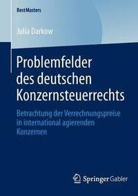 bokomslag Problemfelder des deutschen Konzernsteuerrechts