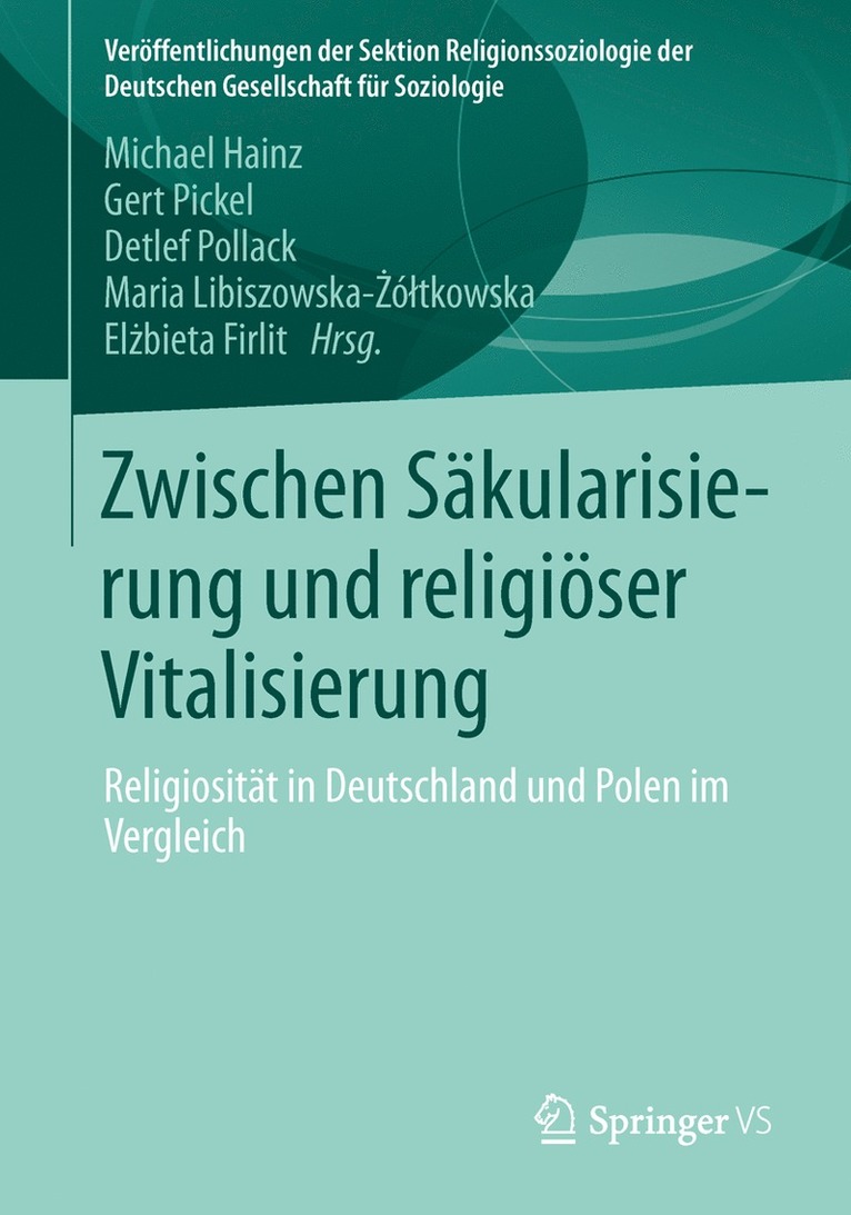 Zwischen Skularisierung und religiser Vitalisierung 1