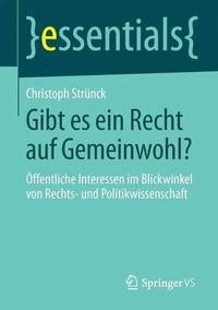 bokomslag Gibt es ein Recht auf Gemeinwohl?