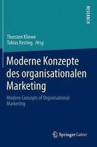 bokomslag Moderne Konzepte des organisationalen Marketing