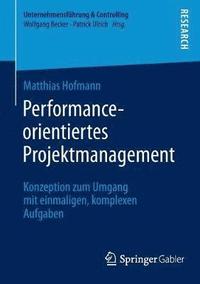 bokomslag Performance-orientiertes Projektmanagement