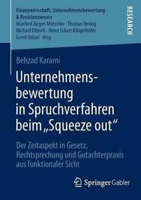 bokomslag Unternehmensbewertung in Spruchverfahren beim Squeeze out&quot;