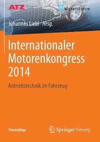 bokomslag Internationaler Motorenkongress 2014