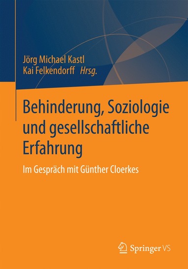 bokomslag Behinderung, Soziologie und gesellschaftliche Erfahrung