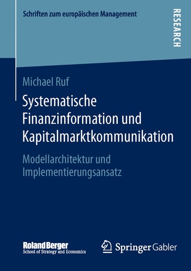 Michael Ruf - Systematische Finanzinformation und Kapitalmarktkommunikation, Häftad
