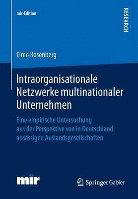 bokomslag Intraorganisationale Netzwerke multinationaler Unternehmen