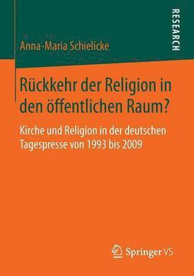 bokomslag Rckkehr der Religion in den ffentlichen Raum?