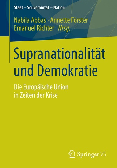 Nabila Abbas, Annette Förster, Emanuel Richter - Supranationalität und Demokratie, Häftad