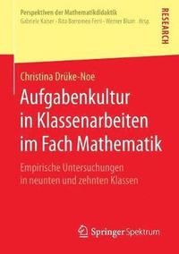 bokomslag Aufgabenkultur in Klassenarbeiten im Fach Mathematik