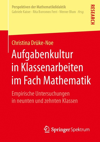 bokomslag Aufgabenkultur in Klassenarbeiten im Fach Mathematik