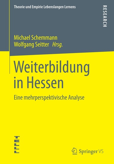 Michael Schemmann, Wolfgang Seitter - Weiterbildung in Hessen, Häftad