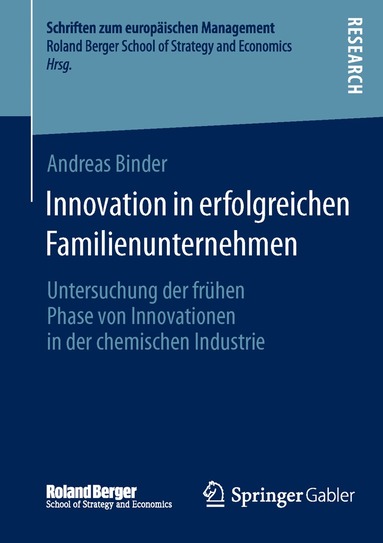 Andreas Binder - Innovation in erfolgreichen Familienunternehmen, Häftad