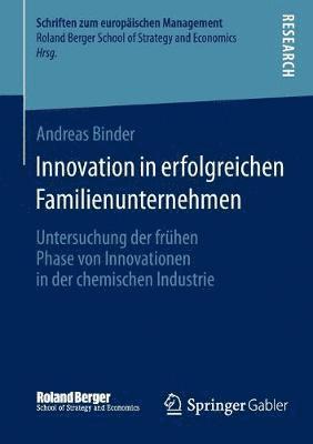 Andreas Binder - Innovation in erfolgreichen Familienunternehmen, Häftad