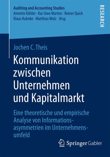 Jochen C. Theis - Kommunikation zwischen Unternehmen und Kapitalmarkt, Häftad