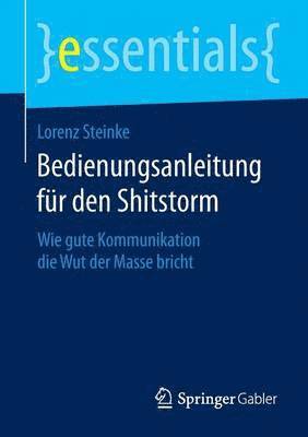 bokomslag Bedienungsanleitung fr den Shitstorm