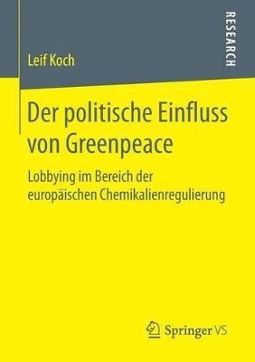 bokomslag Der politische Einfluss von Greenpeace