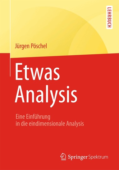 Jürgen Pöschel - Etwas Analysis, Häftad