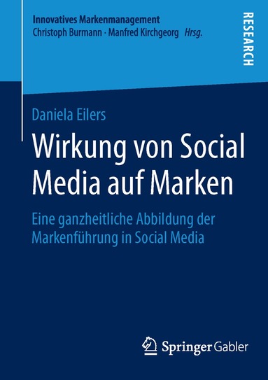Daniela Eilers - Wirkung von Social Media auf Marken, Häftad
