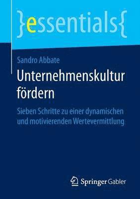 bokomslag Unternehmenskultur frdern