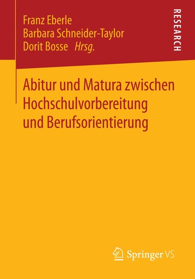 bokomslag Abitur und Matura zwischen Hochschulvorbereitung und Berufsorientierung