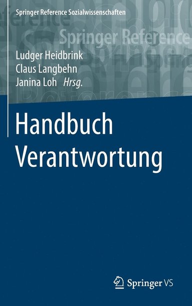 bokomslag Handbuch Verantwortung