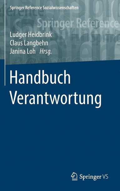 bokomslag Handbuch Verantwortung
