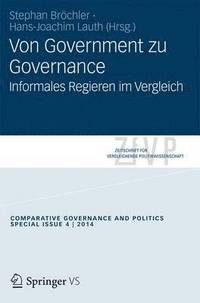 bokomslag Von Government zu Governance