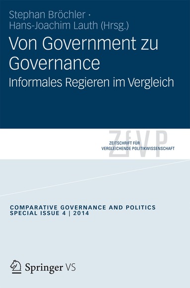Stephan Bröchler, Hans-Joachim Lauth - Von Government zu Governance, Häftad