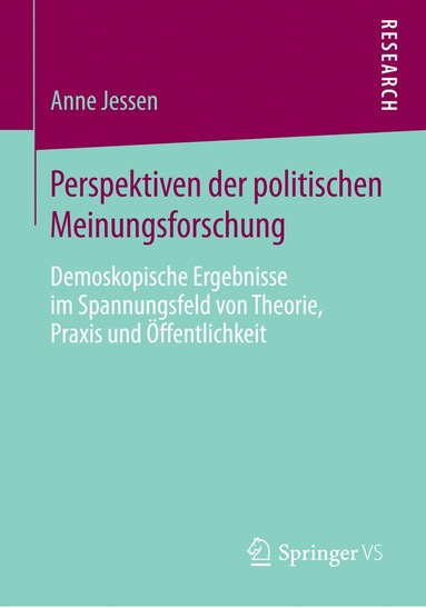 bokomslag Perspektiven der politischen Meinungsforschung