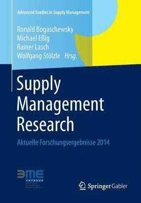 bokomslag Supply Management Research