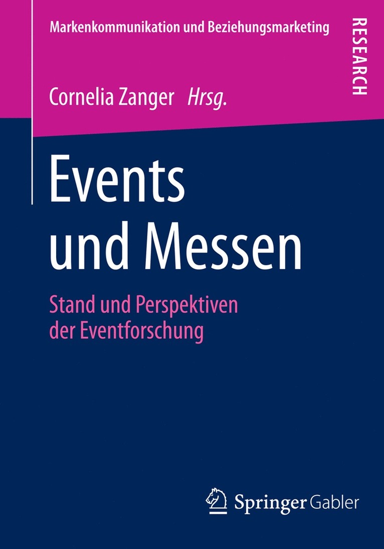 Cornelia Zanger - Events und Messen, Häftad